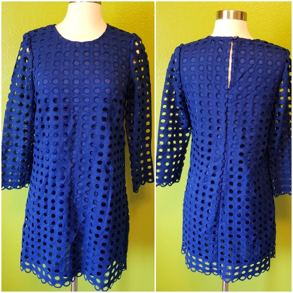 Felicity & Coco eyelet long-sleeved dress, small